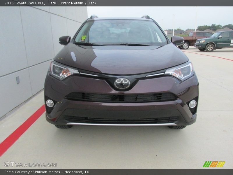 Black Currant Metallic / Black 2016 Toyota RAV4 XLE