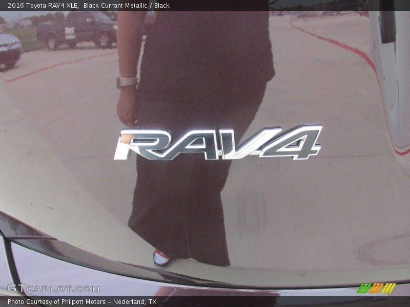 Black Currant Metallic / Black 2016 Toyota RAV4 XLE