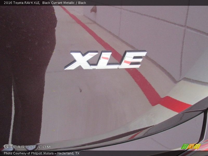 Black Currant Metallic / Black 2016 Toyota RAV4 XLE