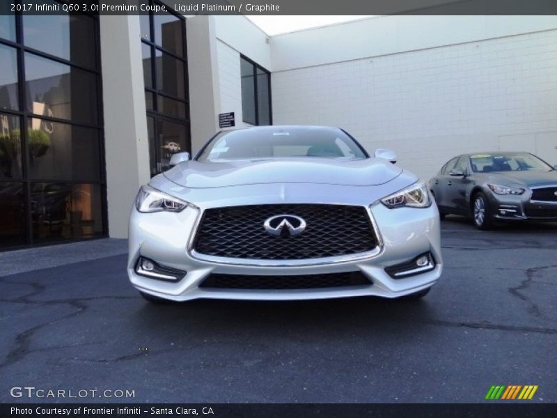 Liquid Platinum / Graphite 2017 Infiniti Q60 3.0t Premium Coupe