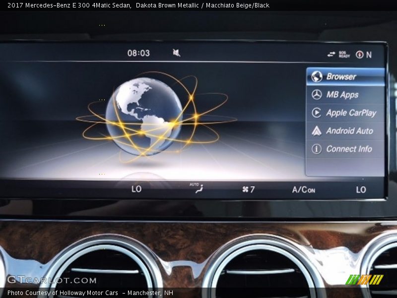 Dakota Brown Metallic / Macchiato Beige/Black 2017 Mercedes-Benz E 300 4Matic Sedan