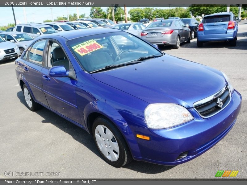 Cobalt Blue Metallic / Grey 2008 Suzuki Forenza