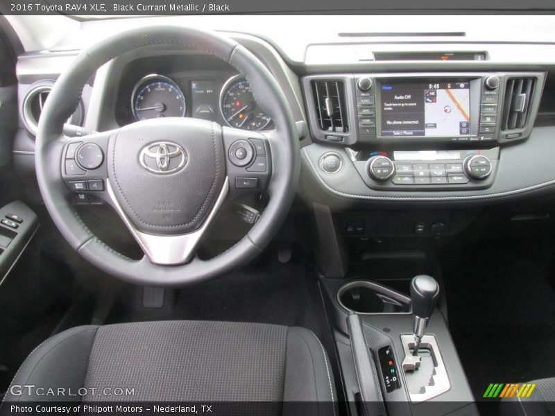 Black Currant Metallic / Black 2016 Toyota RAV4 XLE