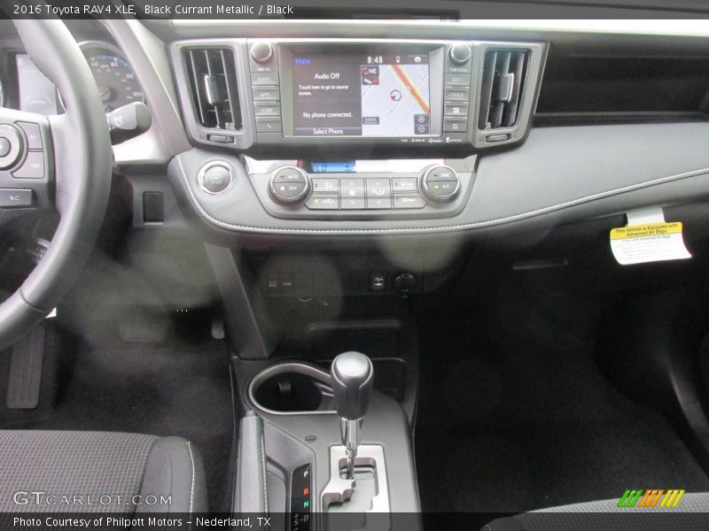 Black Currant Metallic / Black 2016 Toyota RAV4 XLE