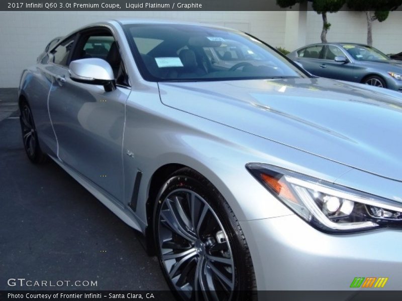 Liquid Platinum / Graphite 2017 Infiniti Q60 3.0t Premium Coupe