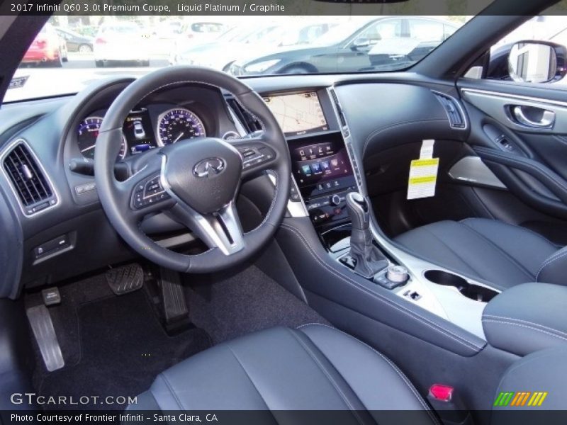 Graphite Interior - 2017 Q60 3.0t Premium Coupe 