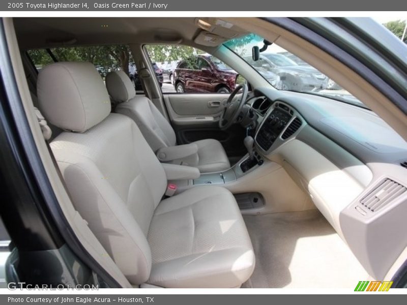 Oasis Green Pearl / Ivory 2005 Toyota Highlander I4