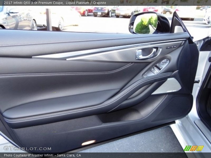 Door Panel of 2017 Q60 3.0t Premium Coupe