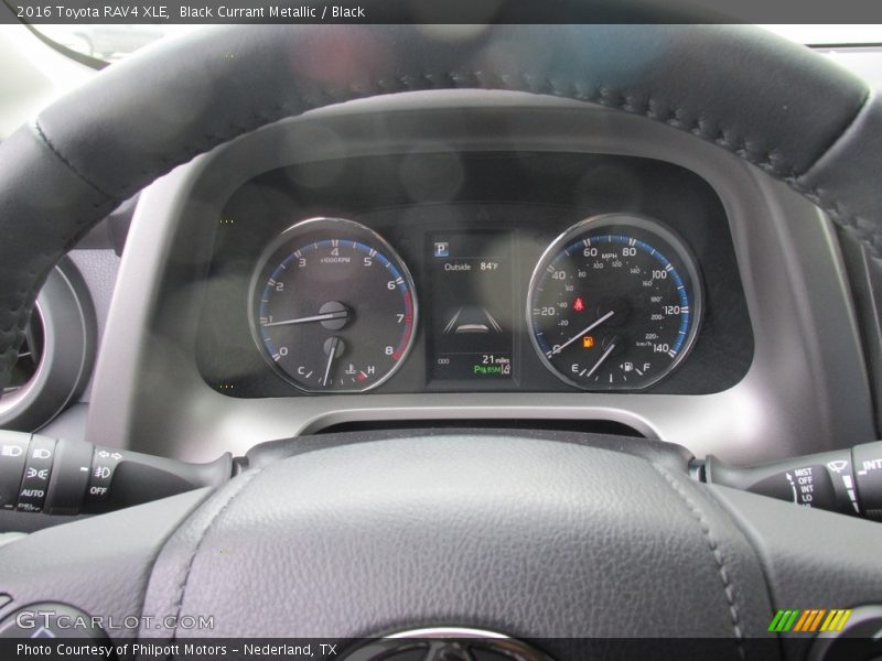 Black Currant Metallic / Black 2016 Toyota RAV4 XLE