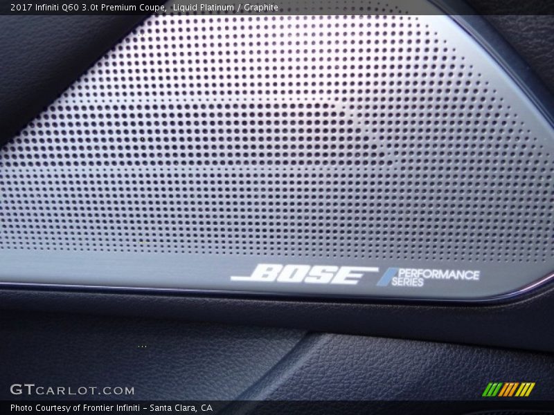 Audio System of 2017 Q60 3.0t Premium Coupe