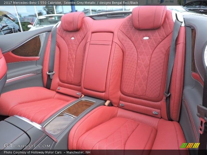 Rear Seat of 2017 S 550 Cabriolet