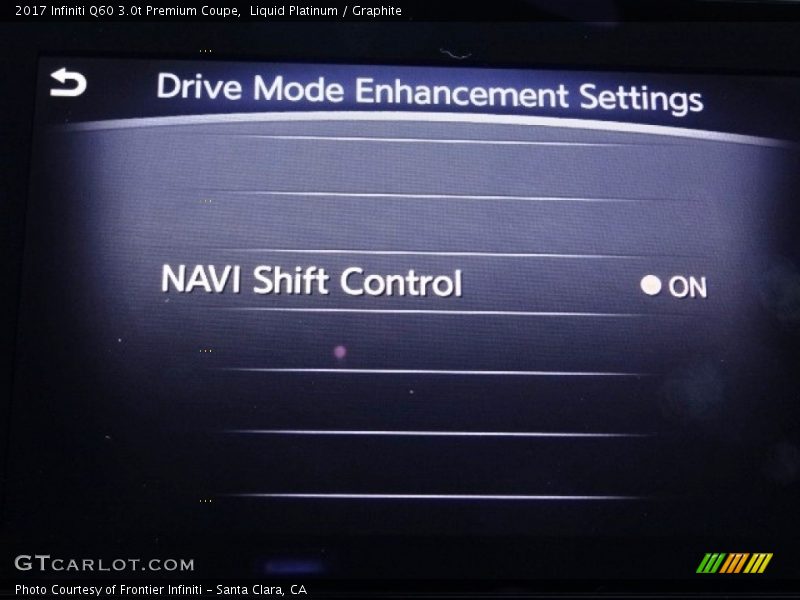 Liquid Platinum / Graphite 2017 Infiniti Q60 3.0t Premium Coupe