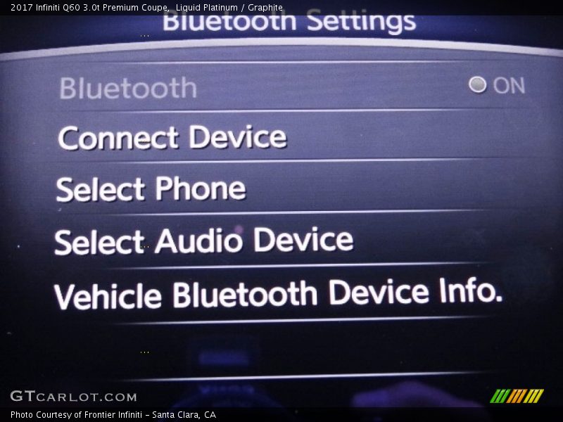 Liquid Platinum / Graphite 2017 Infiniti Q60 3.0t Premium Coupe