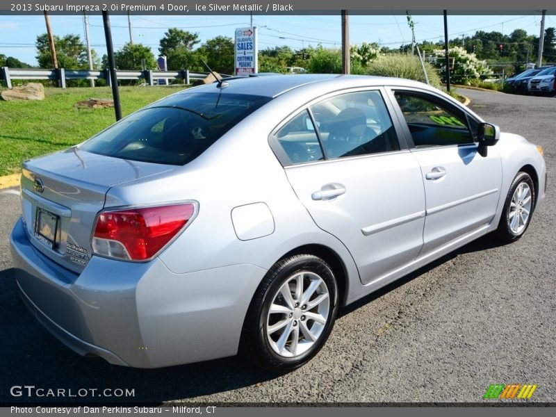 Ice Silver Metallic / Black 2013 Subaru Impreza 2.0i Premium 4 Door