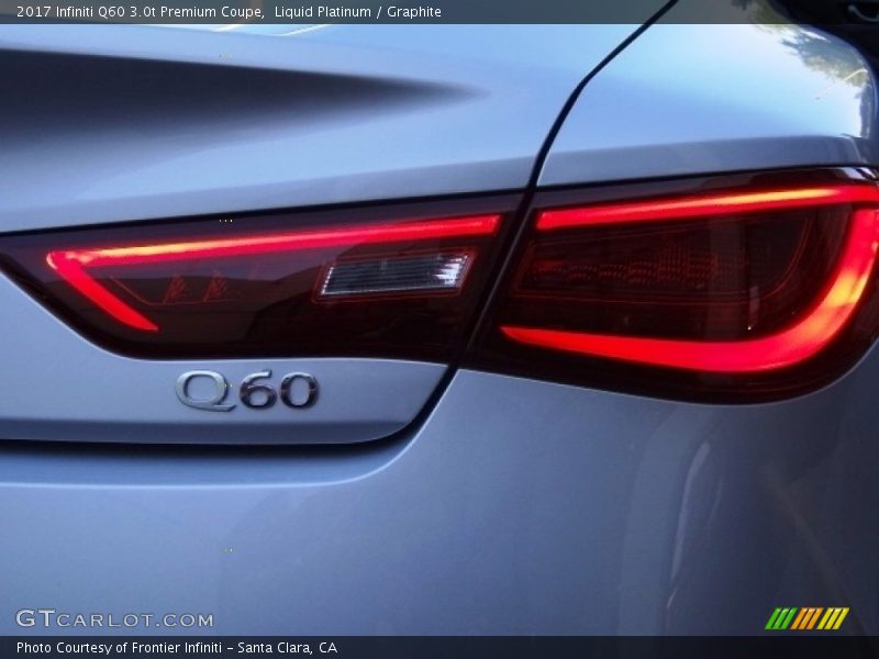 Liquid Platinum / Graphite 2017 Infiniti Q60 3.0t Premium Coupe
