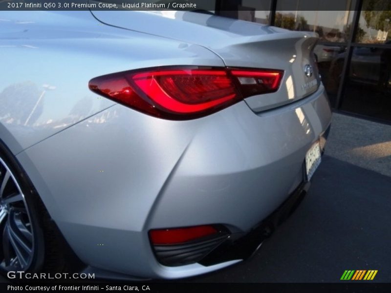Liquid Platinum / Graphite 2017 Infiniti Q60 3.0t Premium Coupe