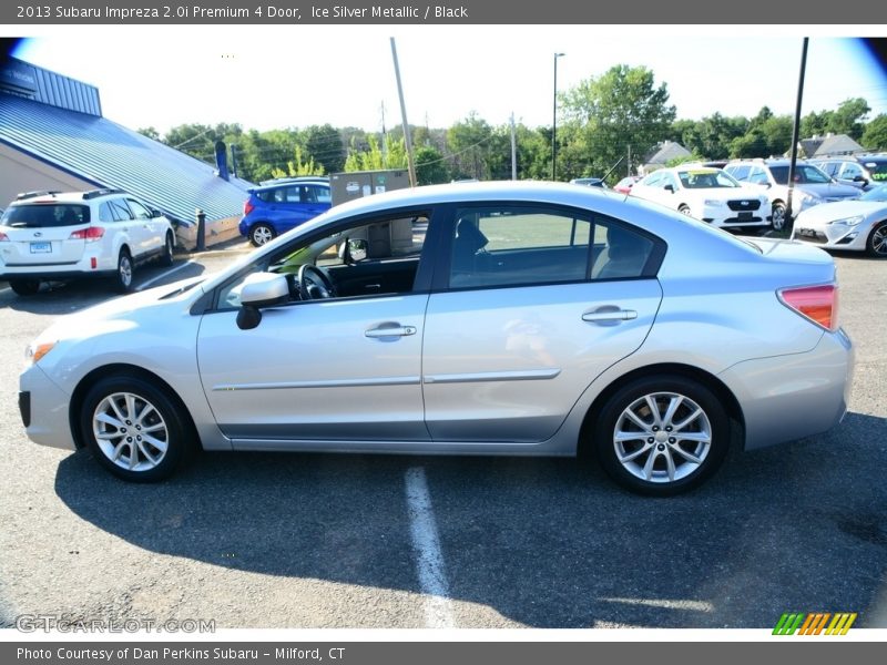 Ice Silver Metallic / Black 2013 Subaru Impreza 2.0i Premium 4 Door