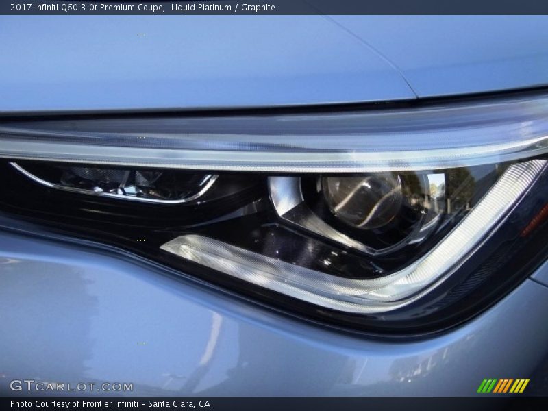 Liquid Platinum / Graphite 2017 Infiniti Q60 3.0t Premium Coupe
