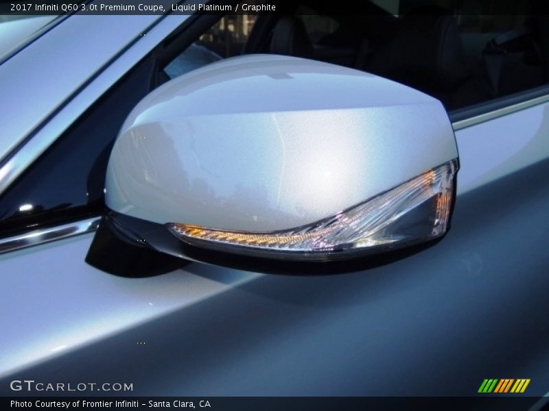 Liquid Platinum / Graphite 2017 Infiniti Q60 3.0t Premium Coupe
