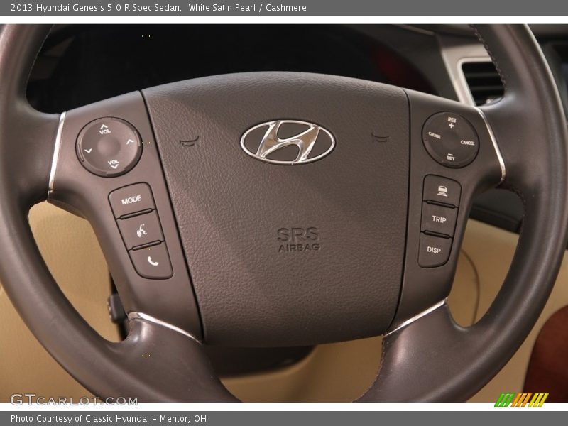 White Satin Pearl / Cashmere 2013 Hyundai Genesis 5.0 R Spec Sedan