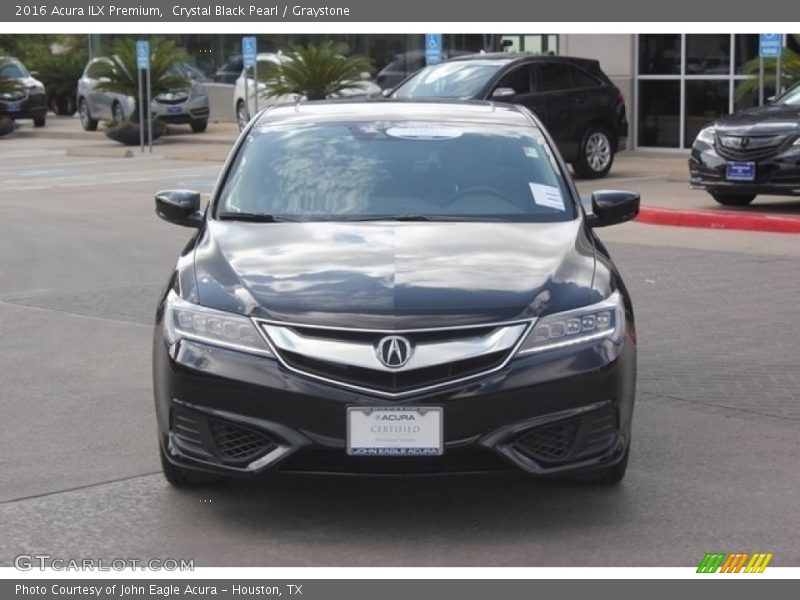 Crystal Black Pearl / Graystone 2016 Acura ILX Premium