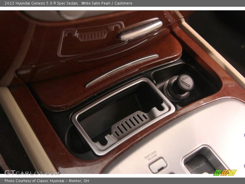 White Satin Pearl / Cashmere 2013 Hyundai Genesis 5.0 R Spec Sedan