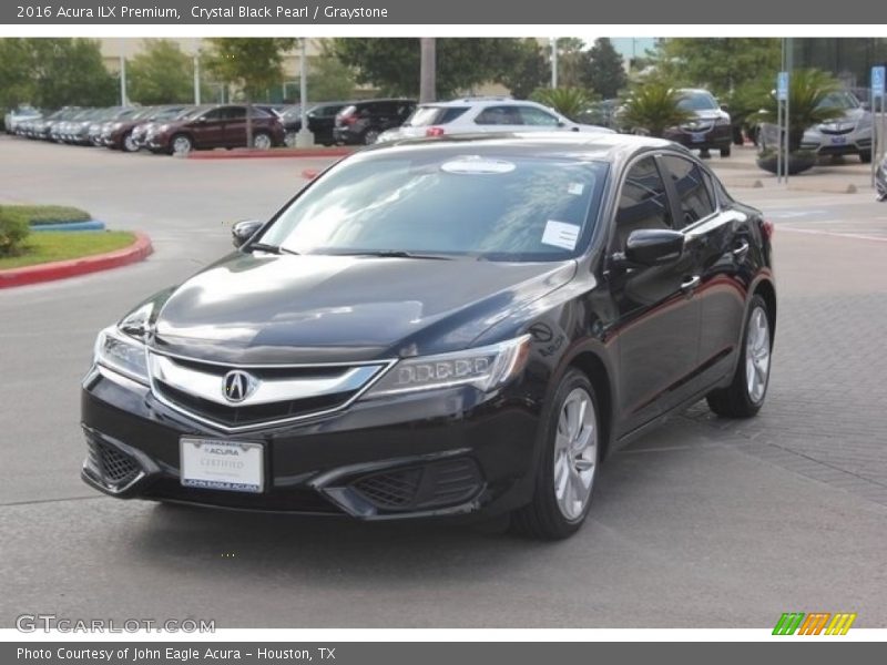 Crystal Black Pearl / Graystone 2016 Acura ILX Premium