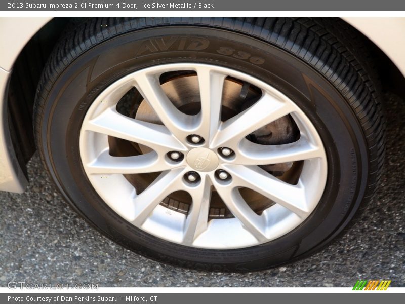 Ice Silver Metallic / Black 2013 Subaru Impreza 2.0i Premium 4 Door