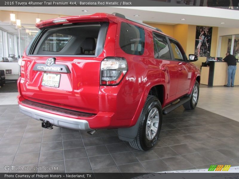 Barcelona Red Metallic / Black 2016 Toyota 4Runner Trail Premium 4x4