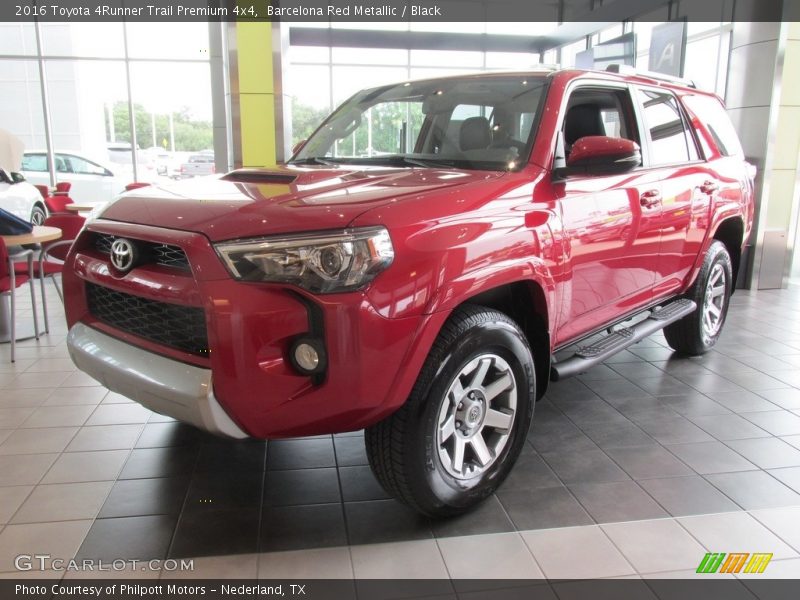 Barcelona Red Metallic / Black 2016 Toyota 4Runner Trail Premium 4x4