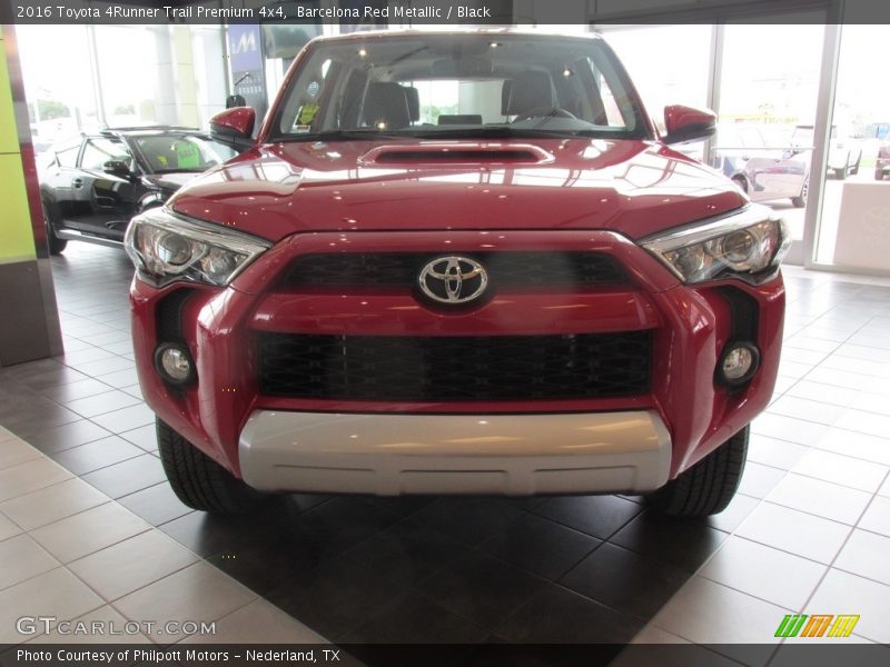 Barcelona Red Metallic / Black 2016 Toyota 4Runner Trail Premium 4x4