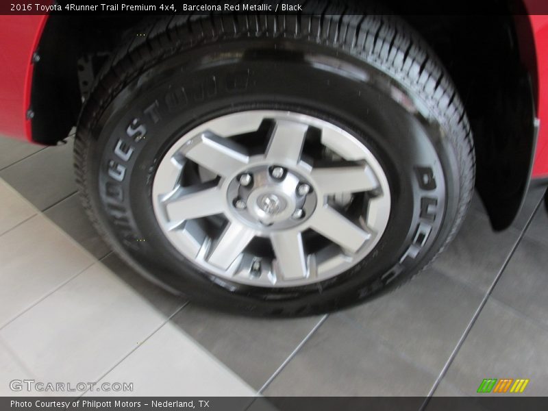 Barcelona Red Metallic / Black 2016 Toyota 4Runner Trail Premium 4x4