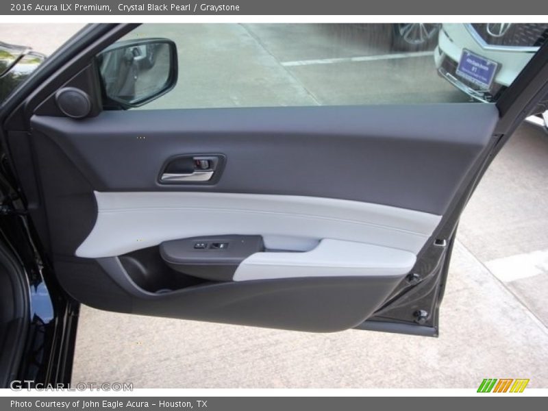 Crystal Black Pearl / Graystone 2016 Acura ILX Premium