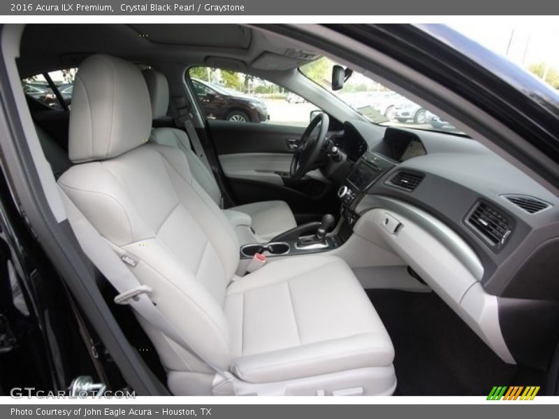 Crystal Black Pearl / Graystone 2016 Acura ILX Premium