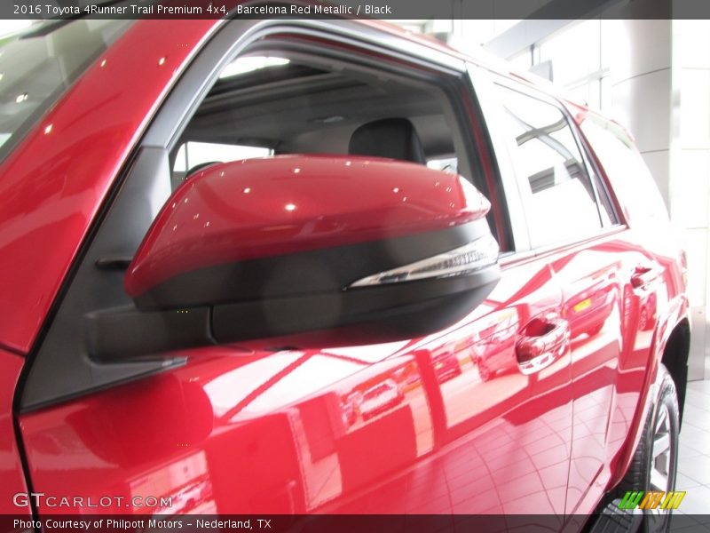 Barcelona Red Metallic / Black 2016 Toyota 4Runner Trail Premium 4x4