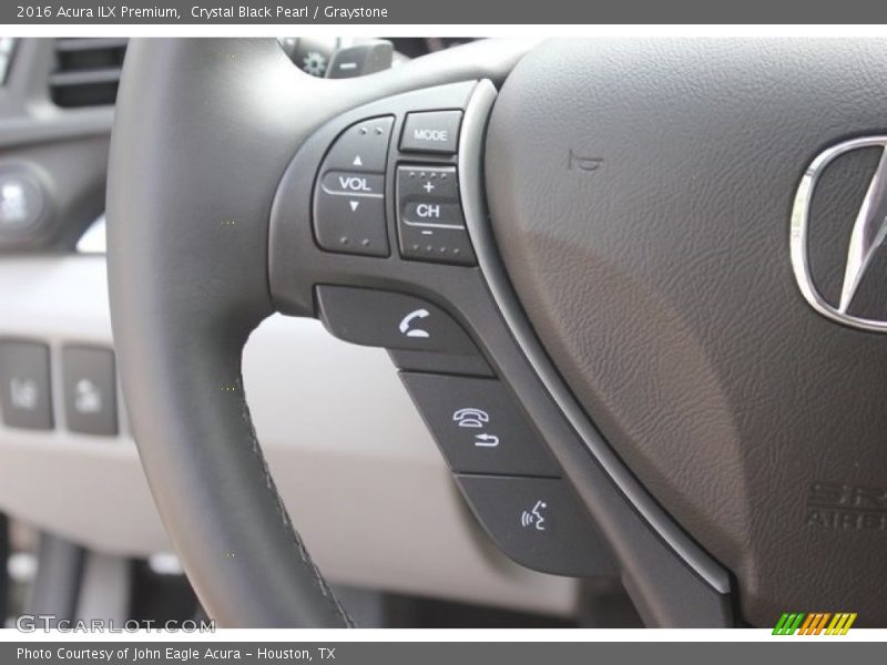 Crystal Black Pearl / Graystone 2016 Acura ILX Premium
