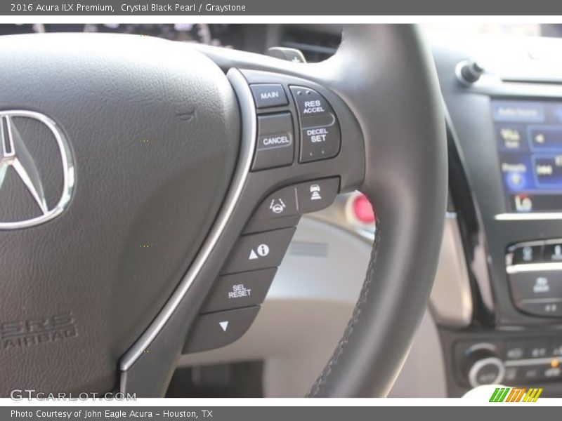 Crystal Black Pearl / Graystone 2016 Acura ILX Premium