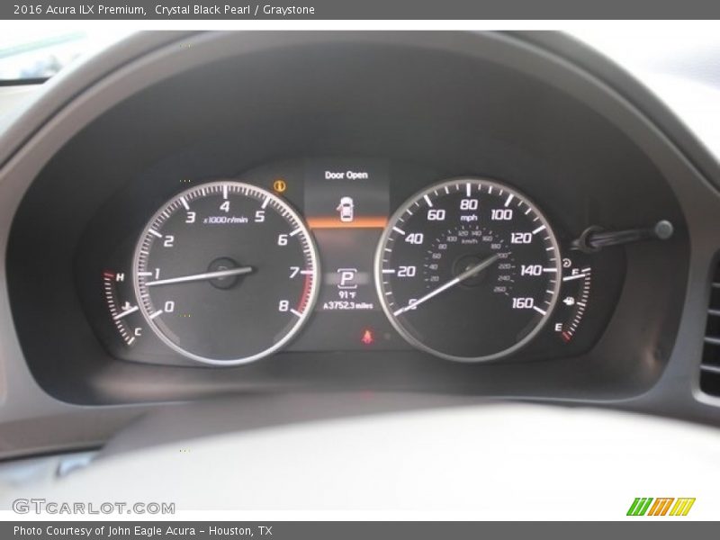 Crystal Black Pearl / Graystone 2016 Acura ILX Premium