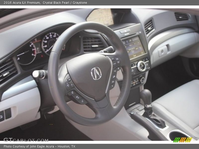Crystal Black Pearl / Graystone 2016 Acura ILX Premium