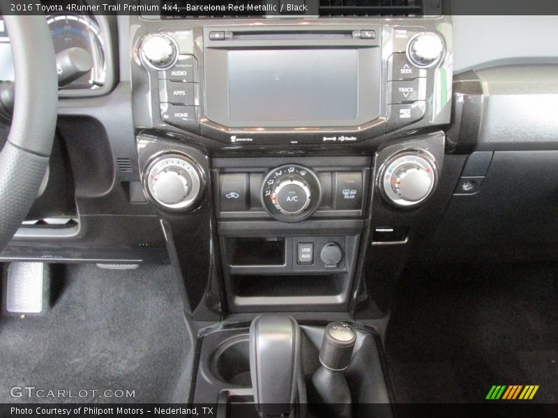 Barcelona Red Metallic / Black 2016 Toyota 4Runner Trail Premium 4x4