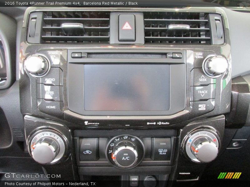 Barcelona Red Metallic / Black 2016 Toyota 4Runner Trail Premium 4x4