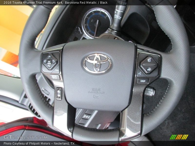 Barcelona Red Metallic / Black 2016 Toyota 4Runner Trail Premium 4x4