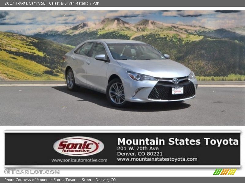Celestial Silver Metallic / Ash 2017 Toyota Camry SE