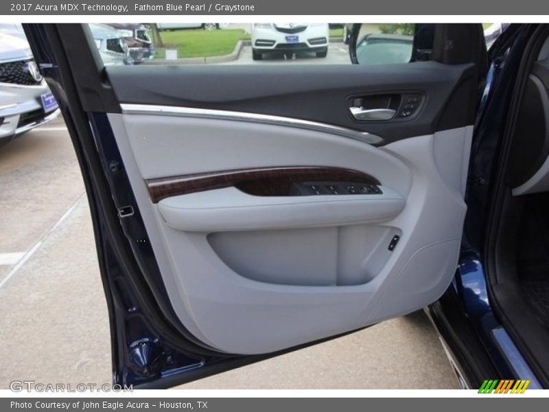 Fathom Blue Pearl / Graystone 2017 Acura MDX Technology