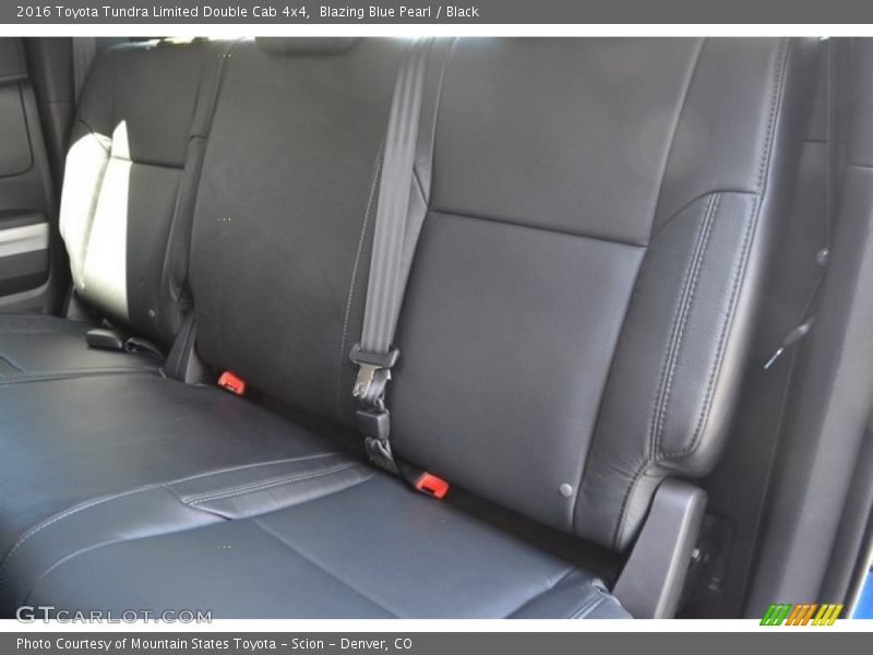 Blazing Blue Pearl / Black 2016 Toyota Tundra Limited Double Cab 4x4
