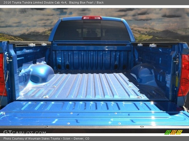 Blazing Blue Pearl / Black 2016 Toyota Tundra Limited Double Cab 4x4