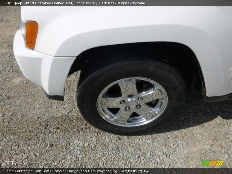 Stone White / Dark Khaki/Light Graystone 2005 Jeep Grand Cherokee Limited 4x4