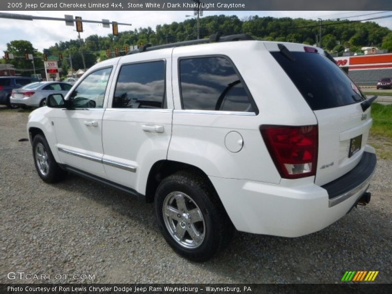 Stone White / Dark Khaki/Light Graystone 2005 Jeep Grand Cherokee Limited 4x4