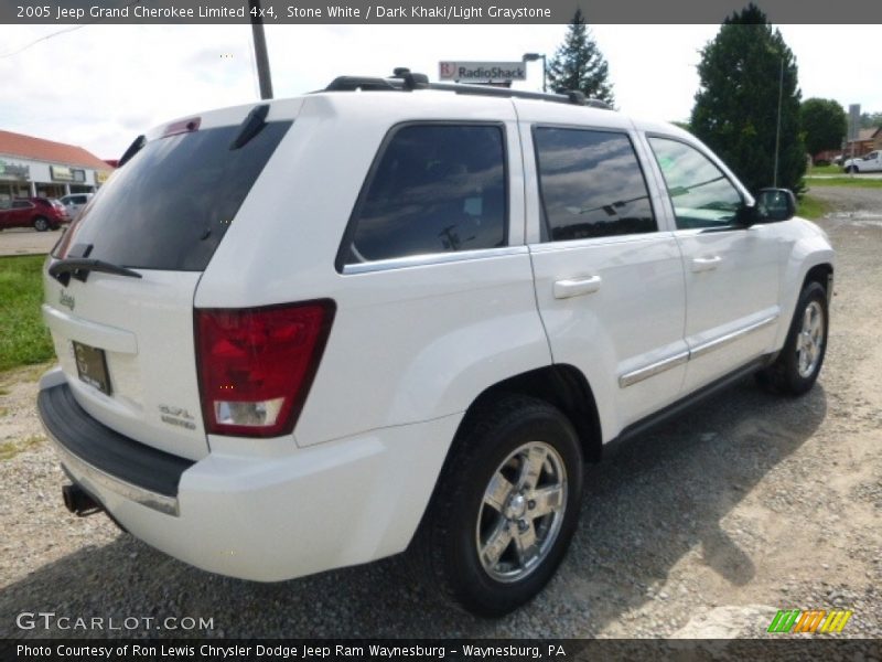 Stone White / Dark Khaki/Light Graystone 2005 Jeep Grand Cherokee Limited 4x4