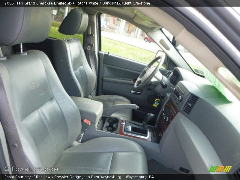 Stone White / Dark Khaki/Light Graystone 2005 Jeep Grand Cherokee Limited 4x4